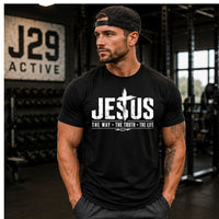 Load image into Gallery viewer, Matching Family Short Sleeve Cotton T-Shirts Jesus Crown Printed Shirts Faith Christ Shirts (Copy)