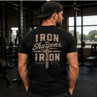 Load image into Gallery viewer, Mens Iron Sharpens Iron #2 Tshirt
