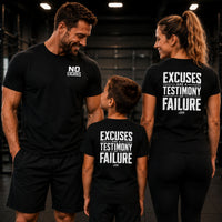Load image into Gallery viewer, Excuses Are a Testimony of Failure – Youth T-Shirt