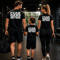 Load image into Gallery viewer, Matching Fear God Not Man Family TShirts