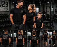 Load image into Gallery viewer, Youth Faith Over Fear Tshirt