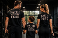 Load image into Gallery viewer, Womens Faith Over Fear Athletic Fit Everyday Tee