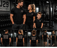 Load image into Gallery viewer, Kids Faith Over Fear, Athletic Fit Everyday Tee