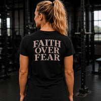 Load image into Gallery viewer, Matching Faith Over Fear Tees for Family, Athletic Fit Everyday Tee