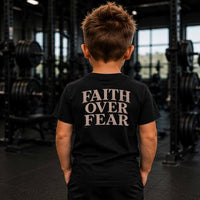 Load image into Gallery viewer, Kids Faith Over Fear, Athletic Fit Everyday Tee