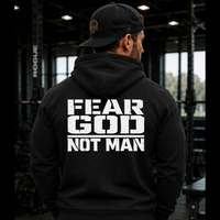 Load image into Gallery viewer, Mens Fear God, Not Man, Athletic Fit Hoodie