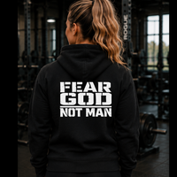 Load image into Gallery viewer, Women's Fear God, Not Man, Athletic Fit Hoodie