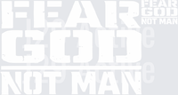 Load image into Gallery viewer, Men’s “Fear God Not Man” Christian T-Shirt - Raw Image